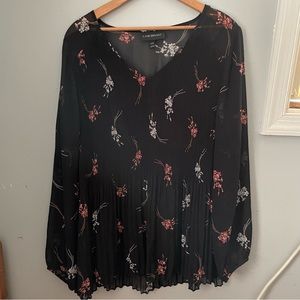 Lane Bryant Black Blouse